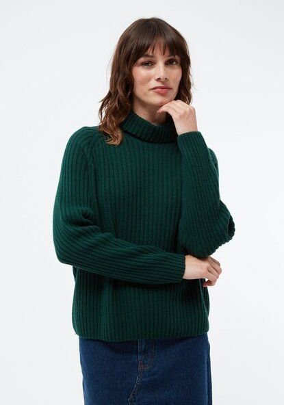 Givn Berlin Strickpullover GBCASSIA mit Rollkragen aus recyceltem Wollgemisch