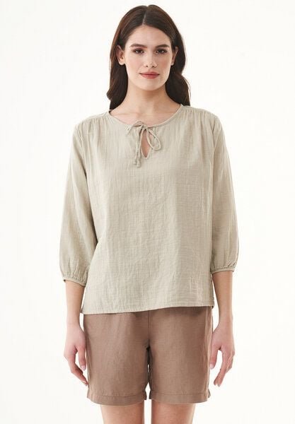 ORGANICATION Bluse aus Bio-Baumwolle