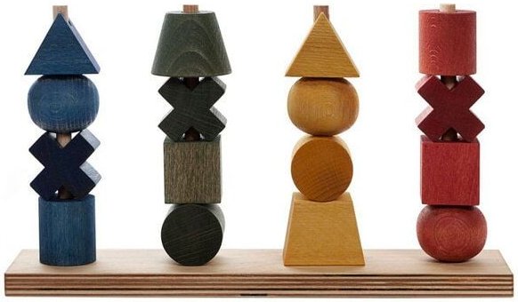 Wooden Story Steckspiel XL mit 16 Formen