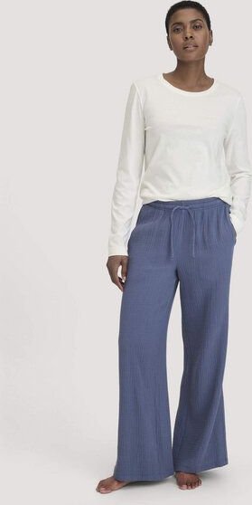hessnatur Musselin Schlafhose Relaxed PURE COMFORT aus reiner Bio-Baumwolle
