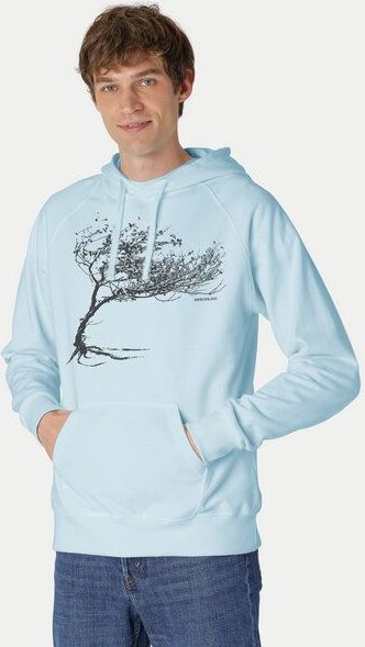 Peaces.bio - handbedruckte Biomode Bio-Herren-Kapuzensweater Windytree