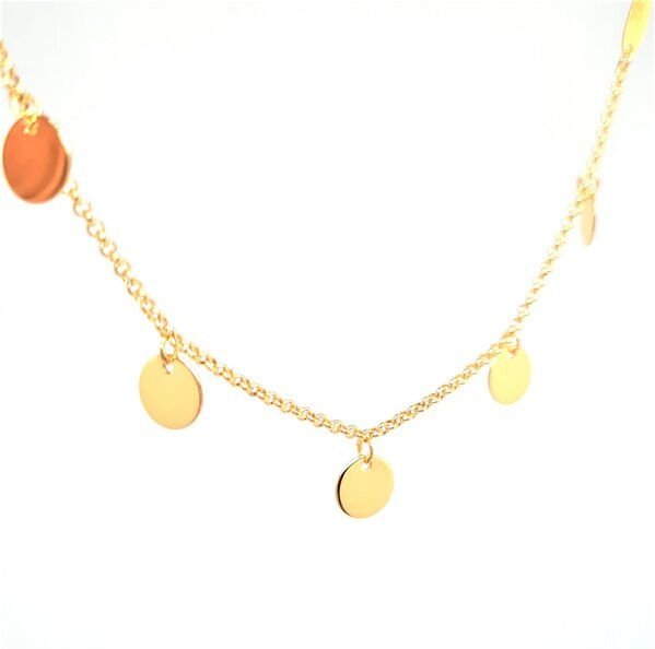 MOANINA Armband Glow Mini Coins - 925 Silber/18k Gold Vermeil