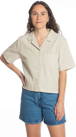 Matona Kurzärmelige Bluse | Seersucker Blouse | aus Bio-Baumwolle | GOTS-zertifiziert