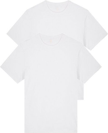 YTWOO Doppelpack Unisex-T-Shirts aus schwerem Stoff | Bio-Baumwolle