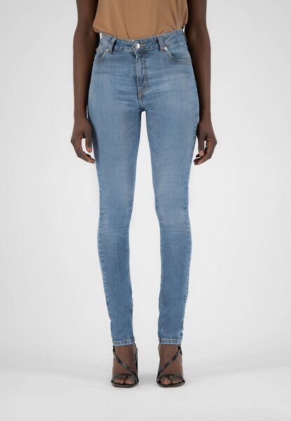 MUD Jeans Damen Jeans "Skinny Hazen - Fan Stone"