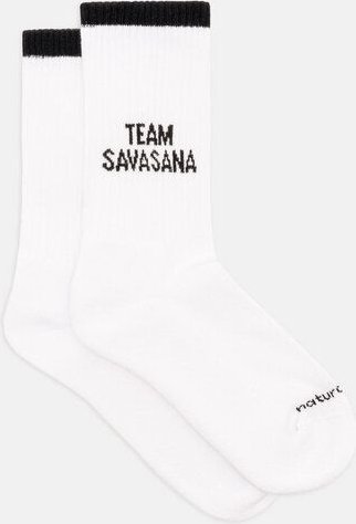 Natural Vibes Team Savasana Yoga Socken | Bio GOTS | Tennissocken | Herren Damen Socken | Unisex