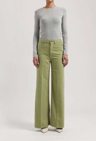 MUD Jeans Damen Jeans Loose Fit "Sara - Olive"