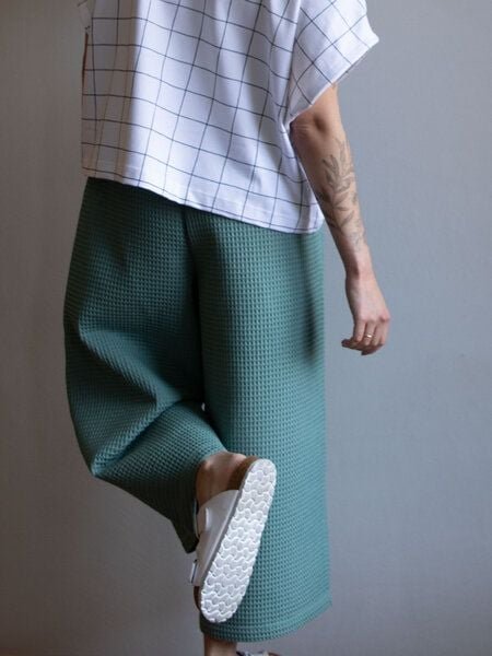 Ecostories weite Hose Waffel