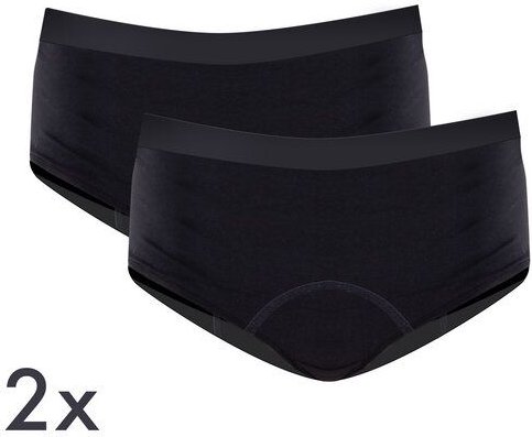 Ecoroyal Periodenunterwäsche mit Bio-Baumwolle - auslaufsicher & saugstark - 2 Stück