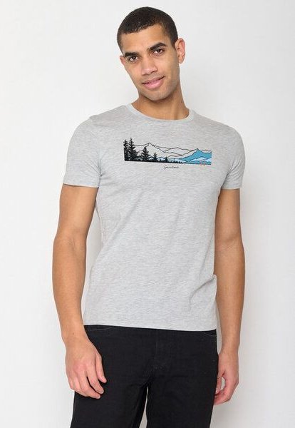 Thumbnail - GREENBOMB Nature Hike Together Guide - Sportliches T-Shirt aus Bio-Baumwolle / hochwertiger Print / GOTS / Fair & Vegan