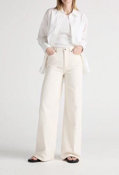 MUD Jeans Damen Jeans "Sara High Loose - Natural"