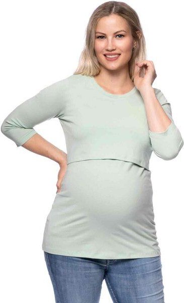 Milchshake 103 BASIC Umstands- und Stillshirt 3/4 Arm aus Bio-Baumwolle