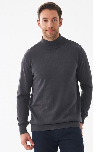 ORGANICATION Rollkragenpullover aus Bio-Baumwolle