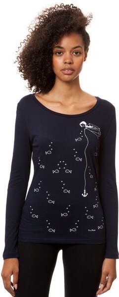 FellHerz Damen Longsleeve Ankermädl Bio Fair