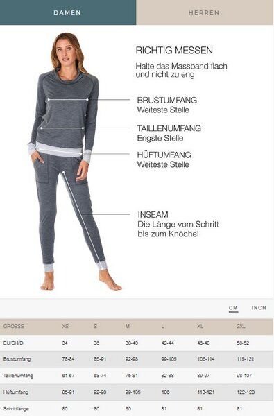 Dagsmejan Damen Langarmshirt aus Merinowolle