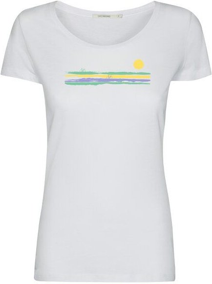 GREENBOMB Print T-Shirt Bike Art Road Loves