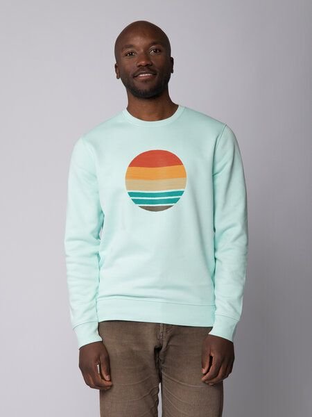 watapparel Sweatshirt Unisex Retro Sunset Ocean