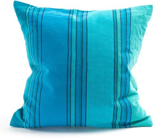 HängemattenGlück Sofakissen 40x40cm Latex & Kapok - Blautöne