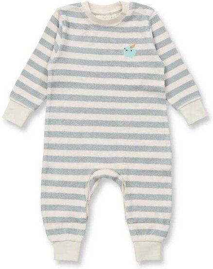 sense-organics Baby Strampler geringelt , Modell VIKTOR