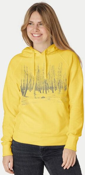 Peaces.bio - handbedruckte Biomode Damen Hoodie Woodland