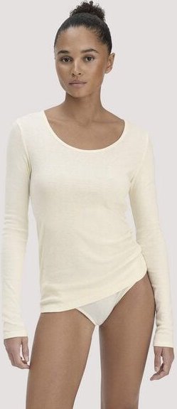 Thumbnail - hessnatur Langarmshirt Rundhals Fitted PURE NATURE aus reiner Bio-Baumwolle