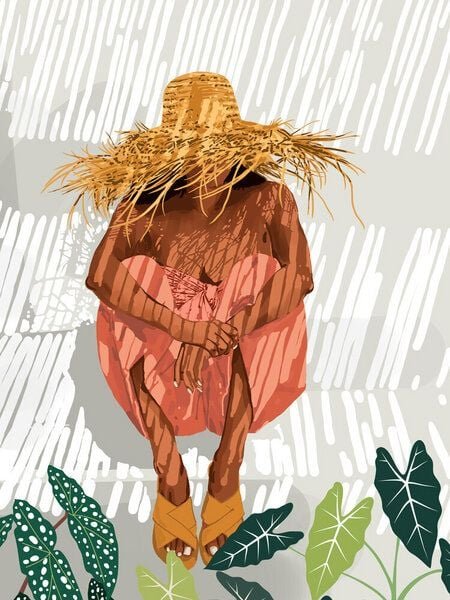 Photocircle Poster / Leinwandbild - Bohemian Vacay