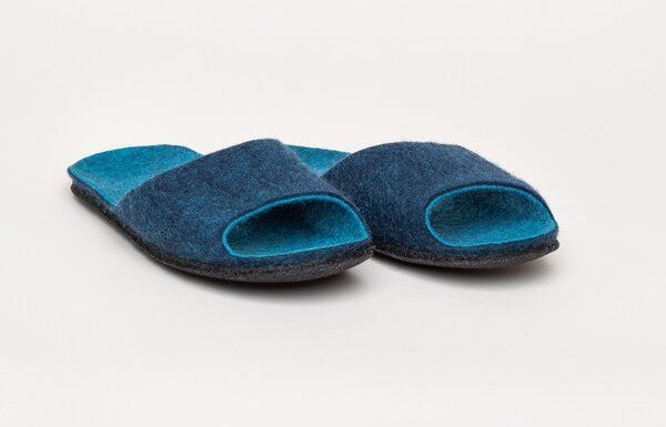 Magicfelt Filz-Sandale 722 für Damen aus 100% Merino-Wolle - Nachhaltige Sandale mit komfortabler Filz-Latex-Sohle