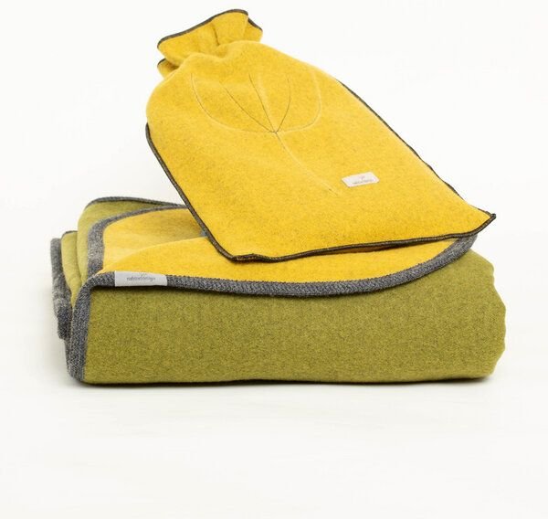 nahtur-design Lodendecke + Ökowärmflasche im Set