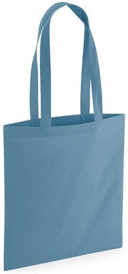 Westford Mill Organic Baumwolltasche Natur Bio Baumwolle Shopper langer Tragegriff