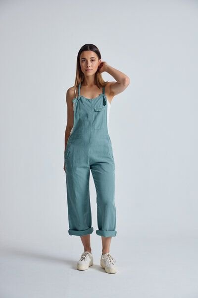 Flax and Loom Leinen Latzhose Mary Lou
