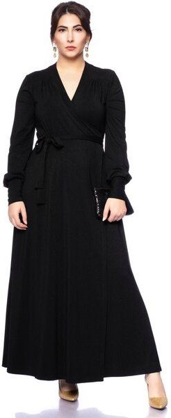 Ingoria MAREN Langarm Maxi Wickelkleid Langarm