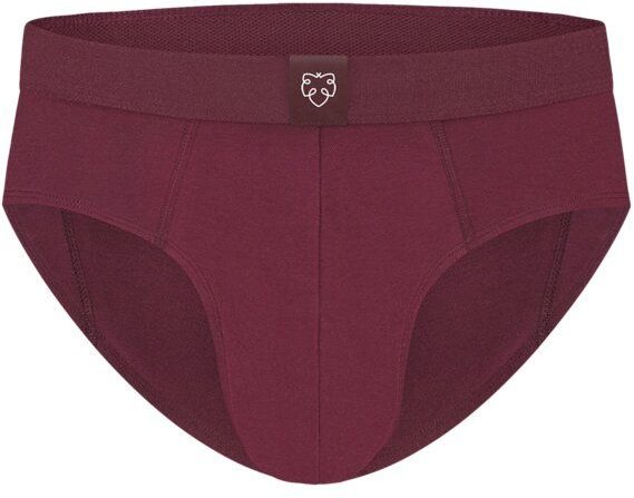 A-Dam Herren-Slip Burgundy Solid