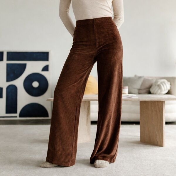 NORDLICHT Jersey Cord Hose Lova aus 100% Bio-Baumwolle