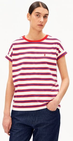 ARMEDANGELS IDAARA STRIPES Damen T-Shirt aus Bio-Baumwolle
