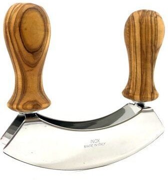 Olivenholz erleben Wiegemesser DESIGN mit Olivenholz-Griffen