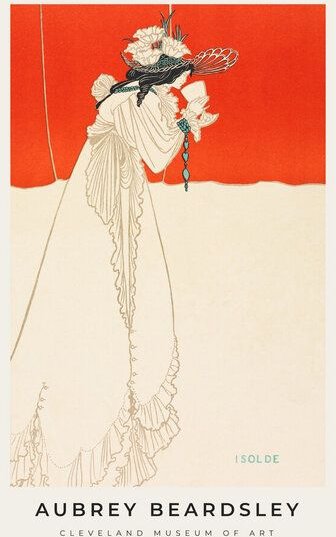 Photocircle Poster / Leinwandbild - Aubrey Beardsley: Isolde