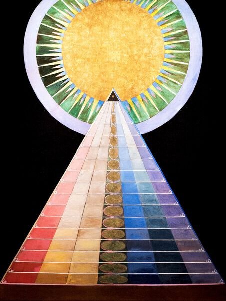 Photocircle Poster / Leinwandbild - Hilma af Klint – Altarpiece No. 1