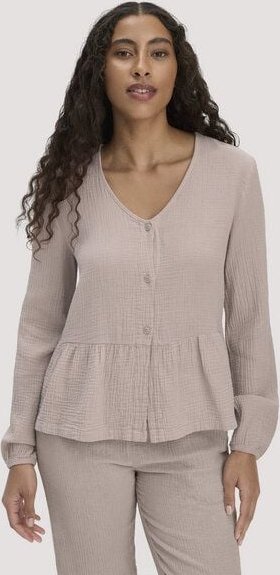 hessnatur Musselin Pyjamabluse PURE COMFORT aus reiner Bio-Baumwolle