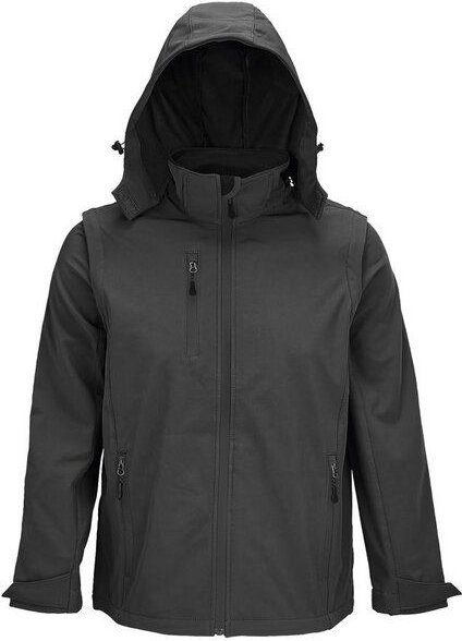 Thumbnail - Sol's Softshell - Systemjacke 3 in 1 Wasserabweisend und Atmungsaktiv