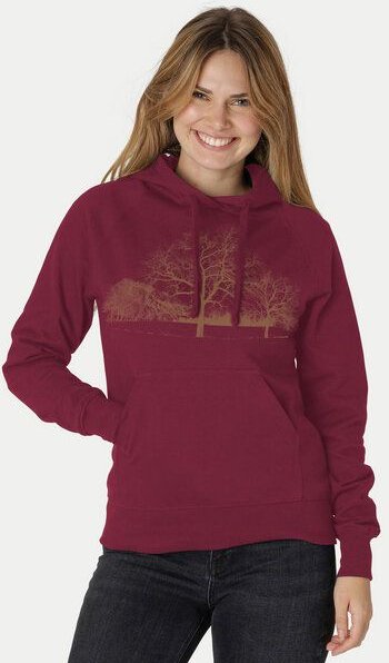 Peaces.bio - handbedruckte Biomode Damen Hoodie Landscape