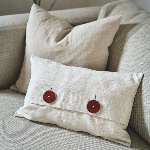 HängemattenGlück Sofakissen - natürlich - mit Latex & Kapok Füllung