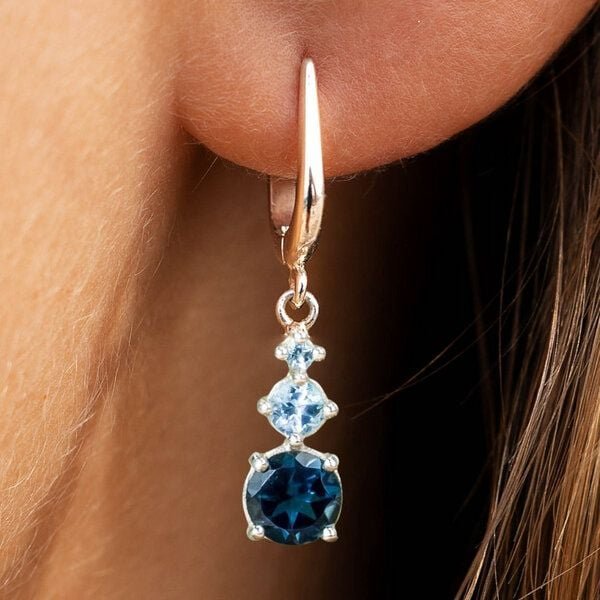 Spirit of Island Silber Ohrringe | Blue Lagoon