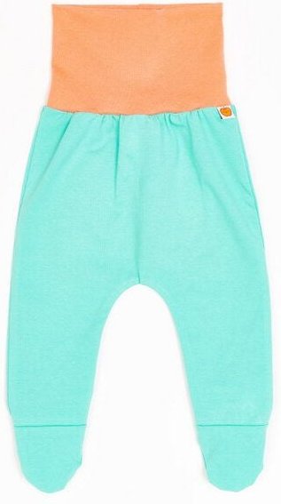 Cheeky Apple Strampelhose aus Bio-Baumwolle "Kuschelsweat Mint | Aprikose"