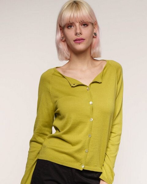 Alma & Lovis Leichter Feinstrick-Cardigan aus reiner Bio-Baumwolle | Cotton Cardigan