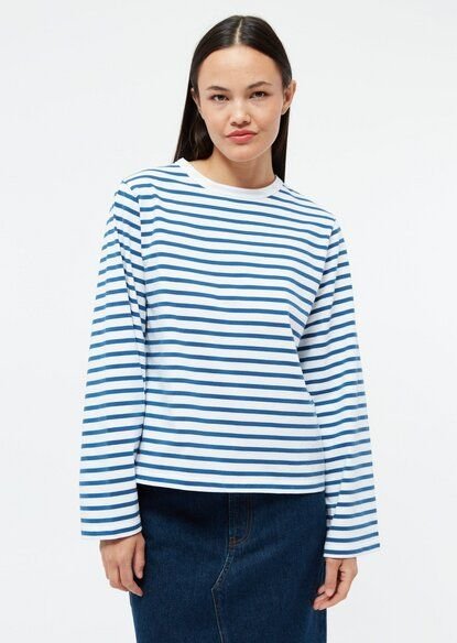 Givn Berlin Gestreiftes Langarmshirt GBLACEY aus Bio-Baumwolle