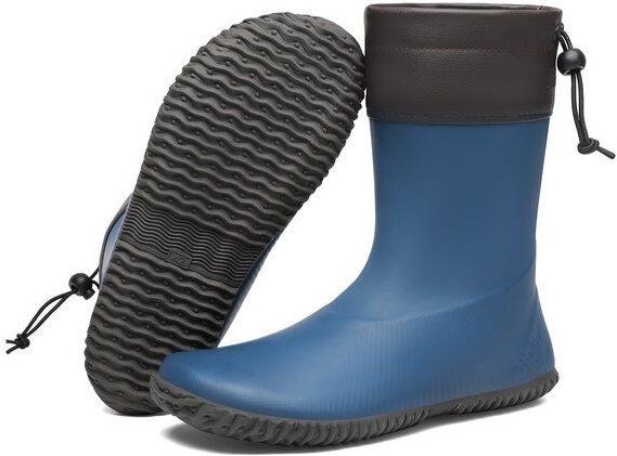 SAGUARO Gummistiefel Barfußschuhe vegan Winter Regen Stiefel Naturkautschuk gefüttert