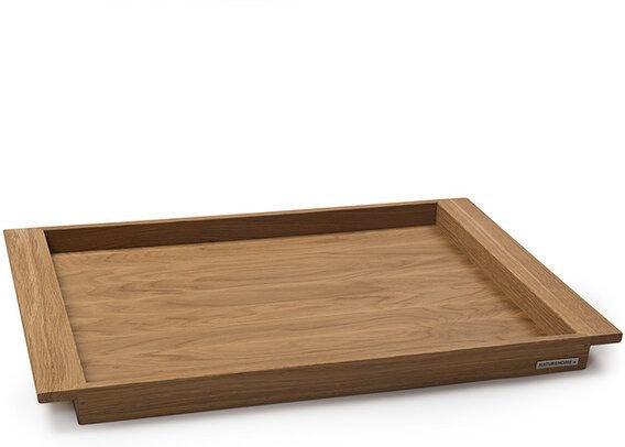 NATUREHOME Tablett Holz Eiche Holz Serviertablett Handarbeit Serie NH-E 3 Größen