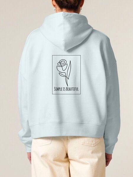 Human Family Bio Damen-Hoodie „Relax – Simple Beauty“