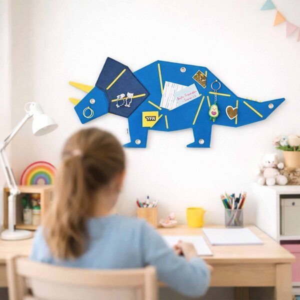 Dino-Pinnwand "TRICERA" zum Stecken & Pinnen für Kinderzimmer von RÅVARE (TRICERA)