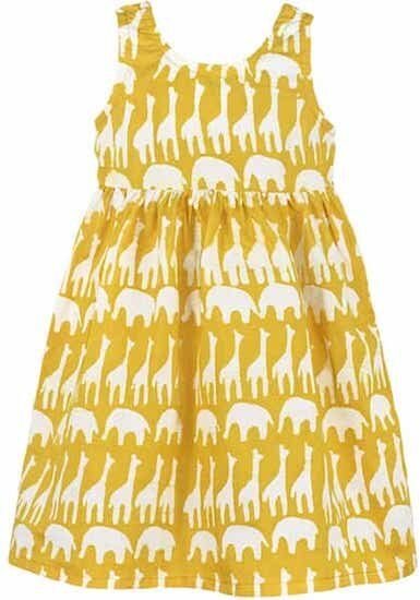 Global Mamas Bio Kleid Girls - SUNDRESS - Sahara